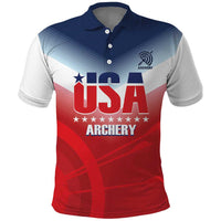 Personalized United States Archery Polo Shirt USA 2025 Sporty Style - Wonder Print Shop
