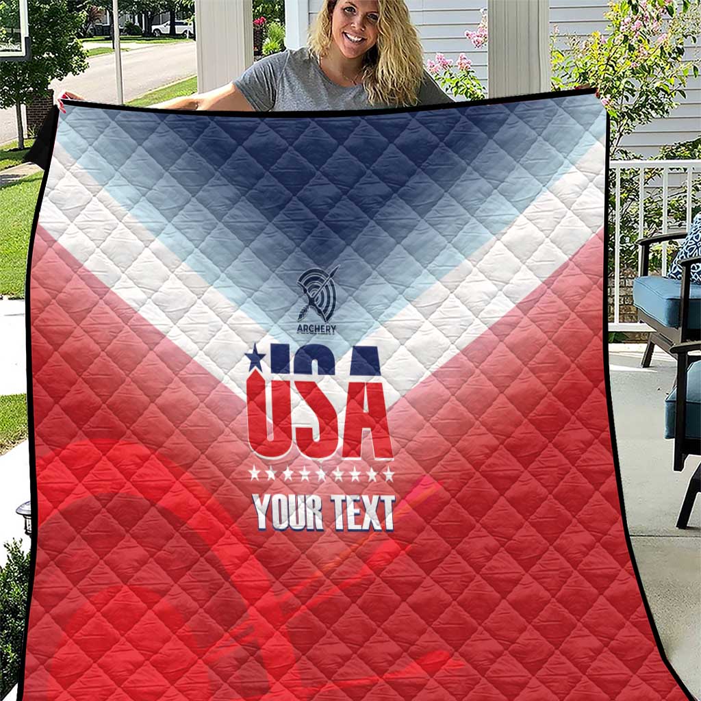 Personalized United States Archery Quilt USA 2025 Sporty Style - Wonder Print Shop