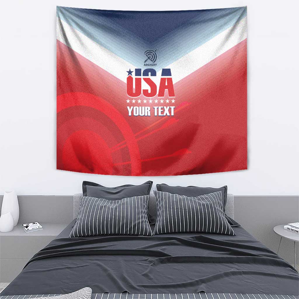 Personalized United States Archery Tapestry USA 2025 Sporty Style - Wonder Print Shop