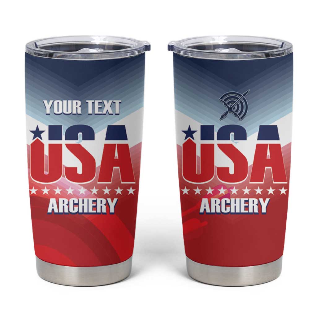 Personalized United States Archery Tumbler Cup USA 2025 Sporty Style - Wonder Print Shop