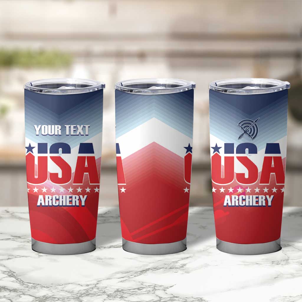 Personalized United States Archery Tumbler Cup USA 2025 Sporty Style - Wonder Print Shop
