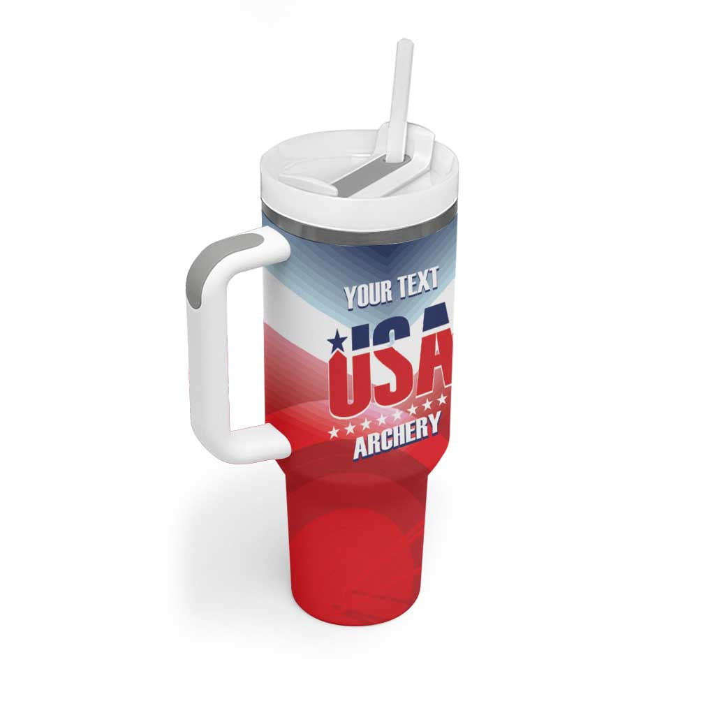 Personalized United States Archery Tumbler With Handle USA 2025 Sporty Style - Wonder Print Shop