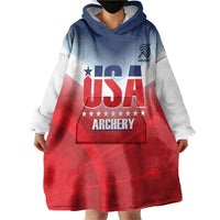 Personalized United States Archery Wearable Blanket Hoodie USA 2025 Sporty Style - Wonder Print Shop