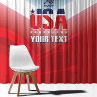 Personalized United States Archery Window Curtain USA 2025 Sporty Style - Wonder Print Shop