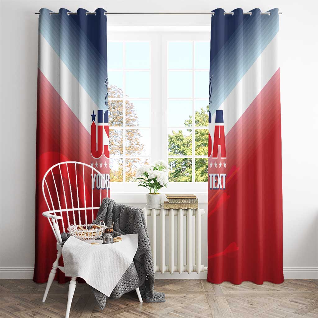 Personalized United States Archery Window Curtain USA 2025 Sporty Style - Wonder Print Shop