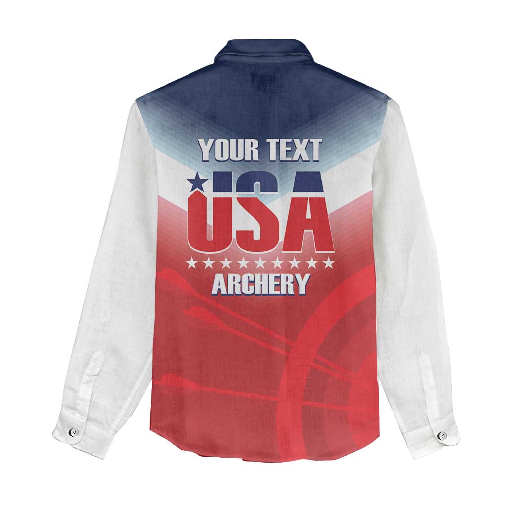 Personalized United States Archery Women Casual Shirt USA 2025 Sporty Style - Wonder Print Shop