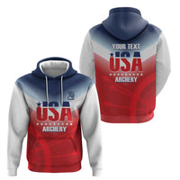 Personalized United States Archery Zip Hoodie USA 2025 Sporty Style - Wonder Print Shop