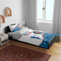 Personalized United States Archery Bedding Set USA Sport Curve Style - Wonder Print Shop