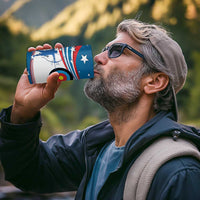 Personalized United States Archery 4 in 1 Can Cooler Tumbler USA Sport Curve Style - Wonder Print Shop