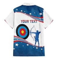 Personalized United States Archery Family Matching Mermaid Dress and Hawaiian Shirt USA Sport Curve Style - Wonder Print Shop