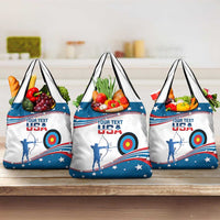 Personalized United States Archery Grocery Bag USA Sport Curve Style - Wonder Print Shop