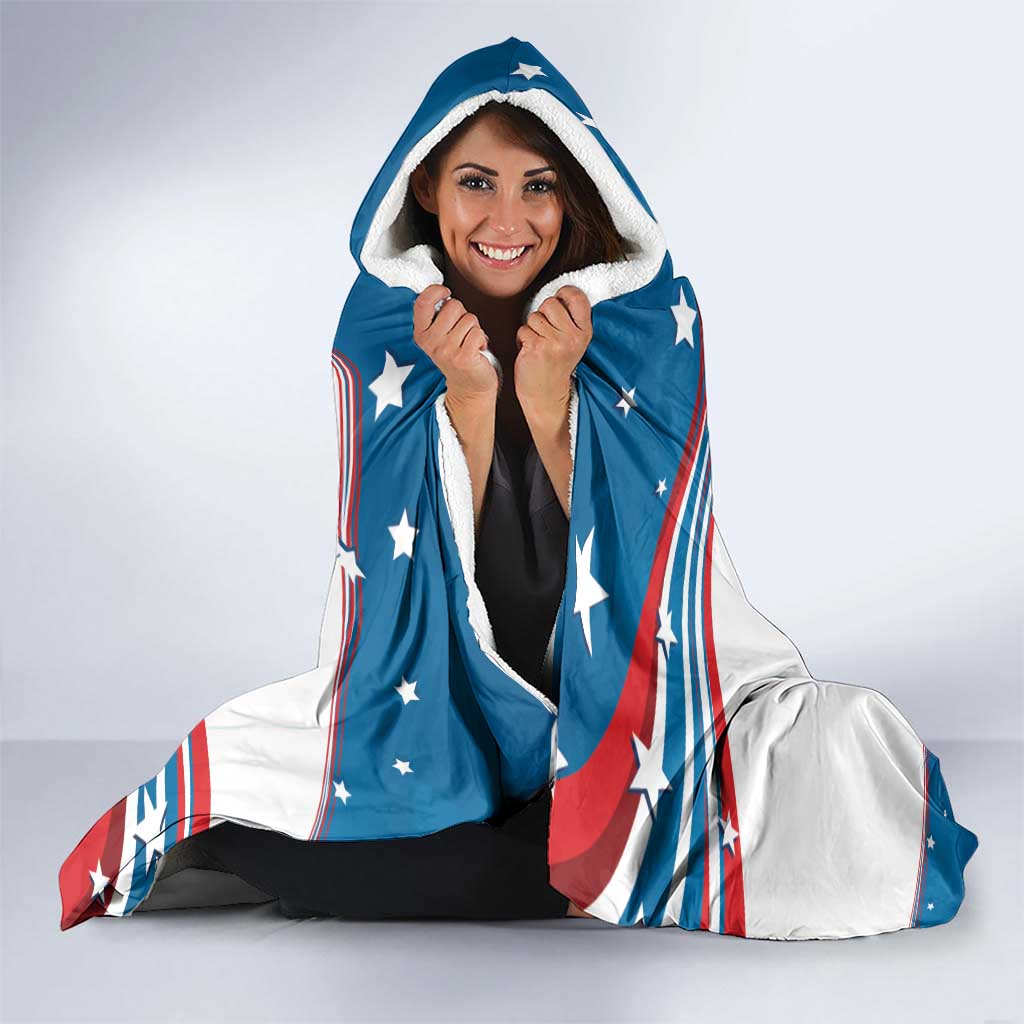 Personalized United States Archery Hooded Blanket USA Sport Curve Style - Wonder Print Shop