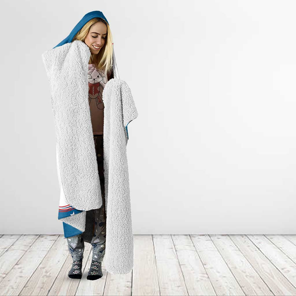 Personalized United States Archery Hooded Blanket USA Sport Curve Style - Wonder Print Shop