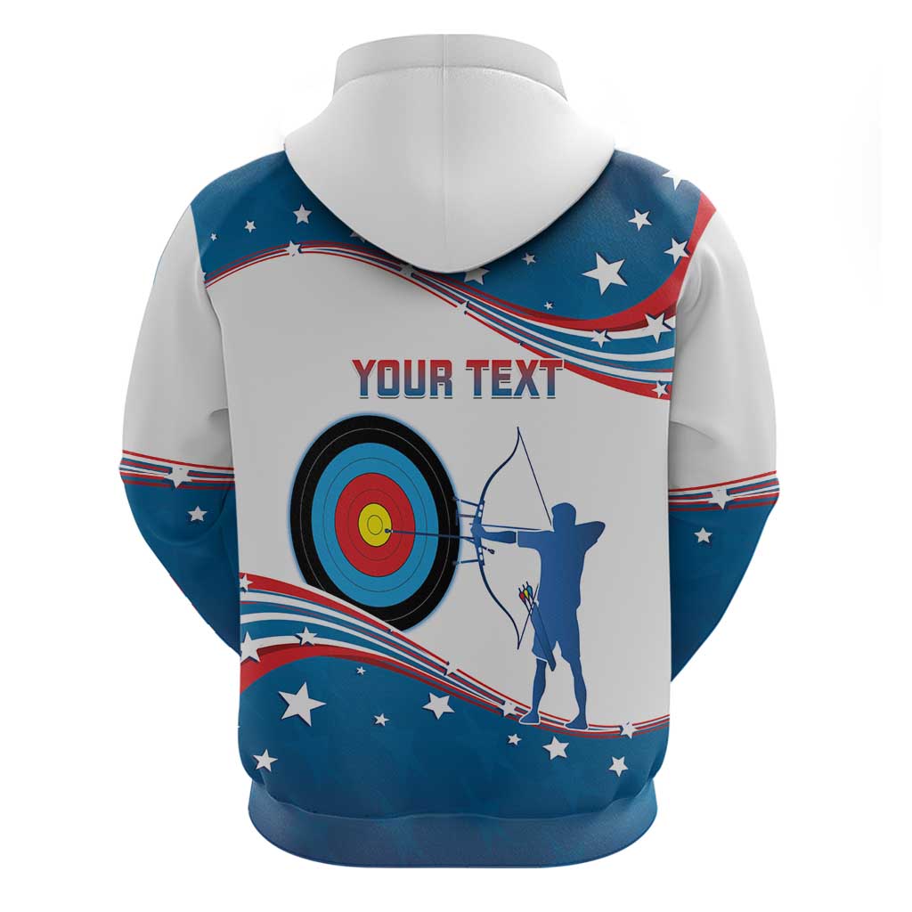 Personalized United States Archery Hoodie USA Sport Curve Style - Wonder Print Shop