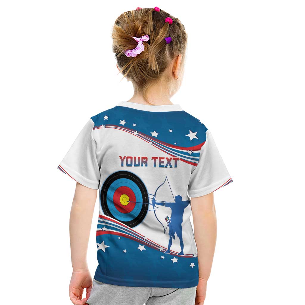 Personalized United States Archery Kid T Shirt USA Sport Curve Style - Wonder Print Shop