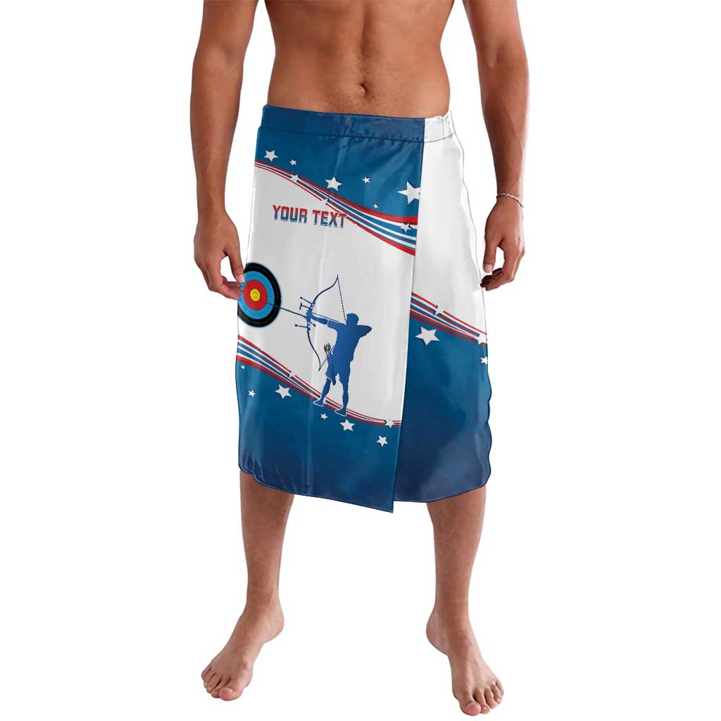 Personalized United States Archery Lavalava USA Sport Curve Style - Wonder Print Shop