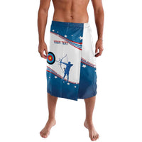 Personalized United States Archery Lavalava USA Sport Curve Style - Wonder Print Shop