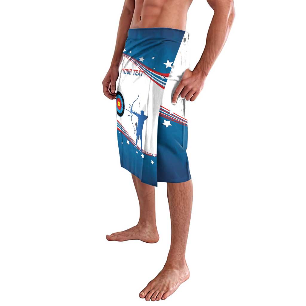 Personalized United States Archery Lavalava USA Sport Curve Style - Wonder Print Shop