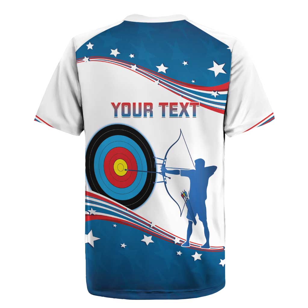 Personalized United States Archery Rugby Jersey USA Sport Curve Style - Wonder Print Shop
