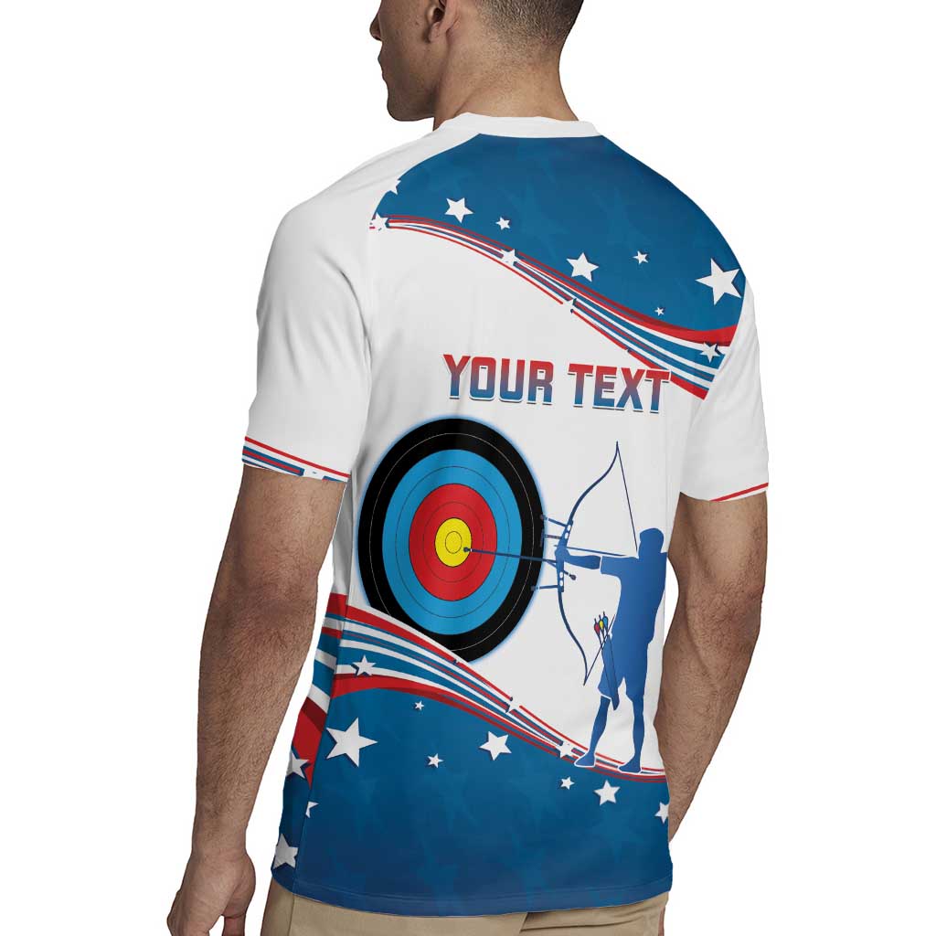 Personalized United States Archery Rugby Jersey USA Sport Curve Style - Wonder Print Shop