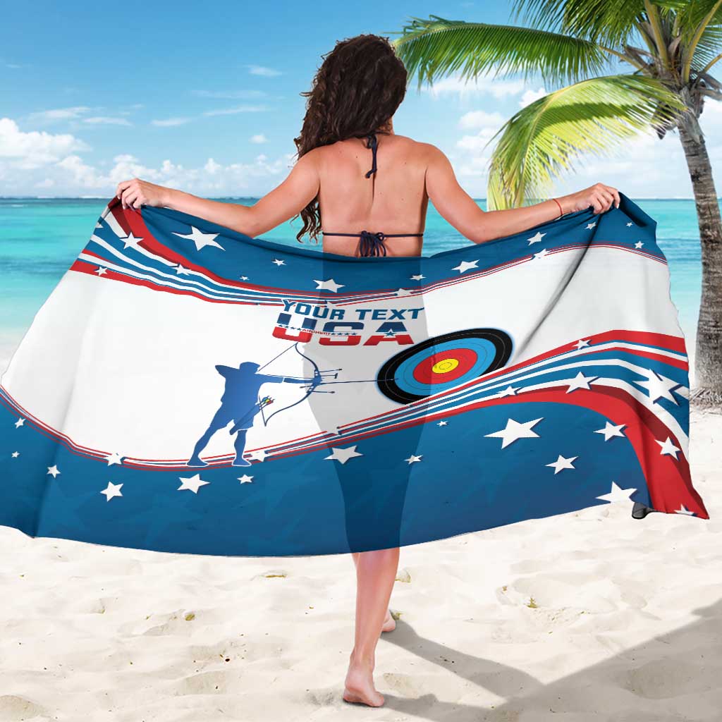 Personalized United States Archery Sarong USA Sport Curve Style - Wonder Print Shop
