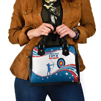 Personalized United States Archery Shoulder Handbag USA Sport Curve Style - Wonder Print Shop