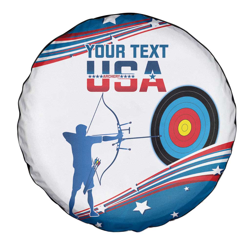 Personalized United States Archery Spare Tire Cover USA Sport Curve Style - Wonder Print Shop