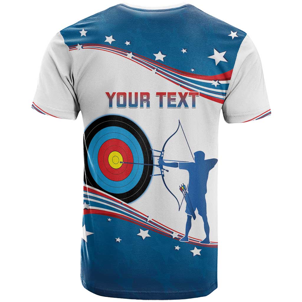 Personalized United States Archery T Shirt USA Sport Curve Style - Wonder Print Shop