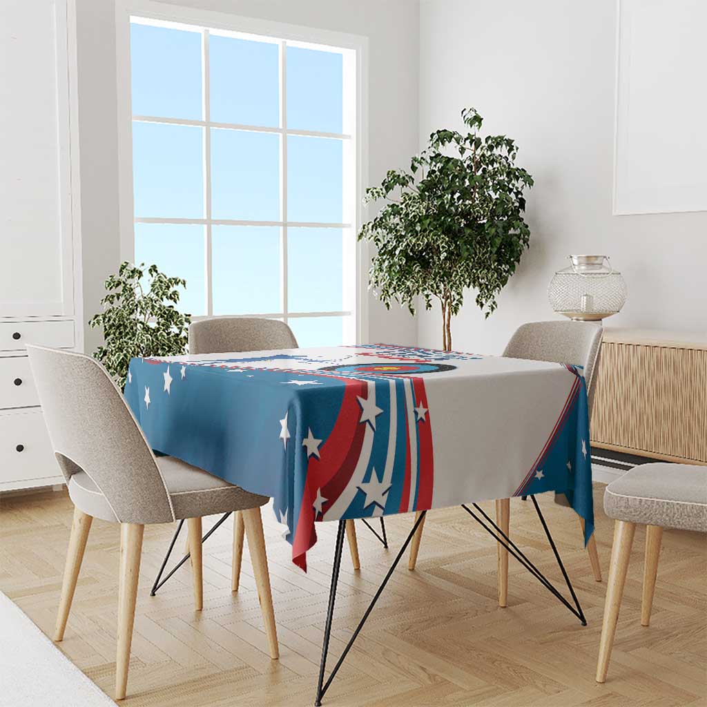 Personalized United States Archery Tablecloth USA Sport Curve Style - Wonder Print Shop