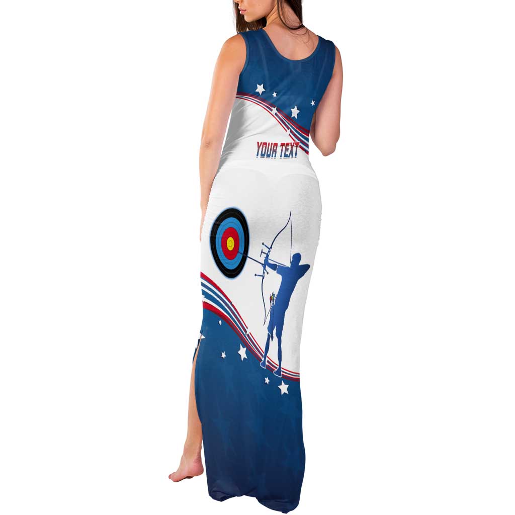 Personalized United States Archery Tank Maxi Dress USA Sport Curve Style - Wonder Print Shop
