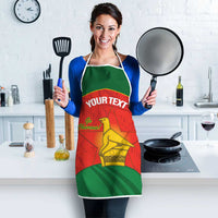 Custom Zimbabwe Cricket Apron Go Chevrons 2003 Color Version - Wonder Print Shop