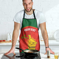 Custom Zimbabwe Cricket Apron Go Chevrons 2003 Color Version - Wonder Print Shop