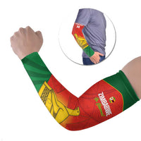 Custom Zimbabwe Cricket Arm Sleeves Go Chevrons 2003 Color Version - Wonder Print Shop