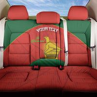 Custom Zimbabwe Cricket Back Car Seat Cover Go Chevrons 2003 Color Version - Wonder Print Shop