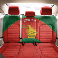 Custom Zimbabwe Cricket Back Car Seat Cover Go Chevrons 2003 Color Version - Wonder Print Shop