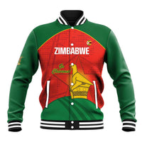 Custom Zimbabwe Cricket Baseball Jacket Go Chevrons 2003 Color Version - Wonder Print Shop