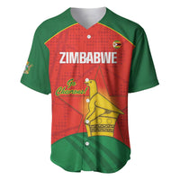 Custom Zimbabwe Cricket Baseball Jersey Go Chevrons 2003 Color Version - Wonder Print Shop