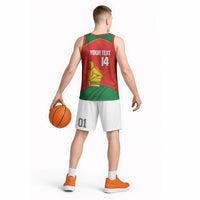 Custom Zimbabwe Cricket Basketball Jersey Go Chevrons 2003 Color Version - Wonder Print Shop