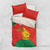 Custom Zimbabwe Cricket Bedding Set Go Chevrons 2003 Color Version - Wonder Print Shop
