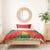 Custom Zimbabwe Cricket Bedding Set Go Chevrons 2003 Color Version - Wonder Print Shop