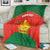 Custom Zimbabwe Cricket Blanket Go Chevrons 2003 Color Version - Wonder Print Shop
