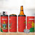 Custom Zimbabwe Cricket 4 in 1 Can Cooler Tumbler Go Chevrons 2003 Color Version - Wonder Print Shop