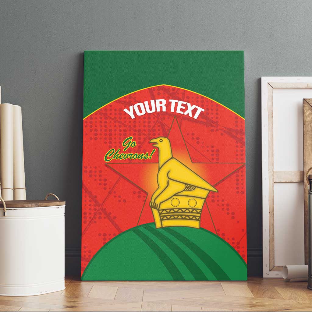 Custom Zimbabwe Cricket Canvas Wall Art Go Chevrons 2003 Color Version - Wonder Print Shop
