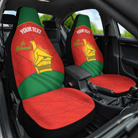 Custom Zimbabwe Cricket Car Seat Cover Go Chevrons 2003 Color Version - Wonder Print Shop