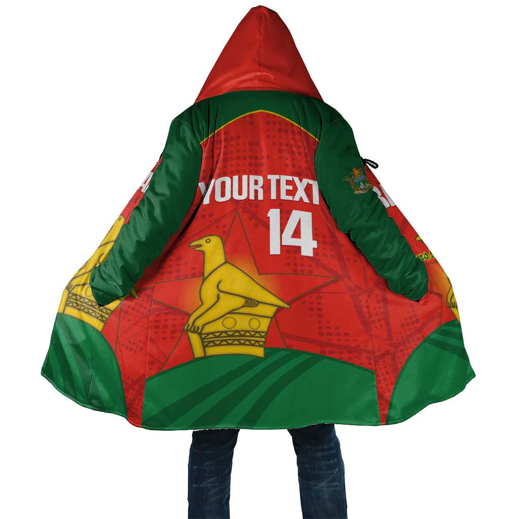 Custom Zimbabwe Cricket Cloak Go Chevrons 2003 Color Version - Wonder Print Shop