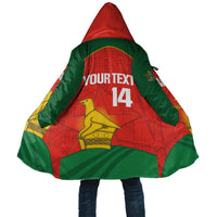 Custom Zimbabwe Cricket Cloak Go Chevrons 2003 Color Version - Wonder Print Shop