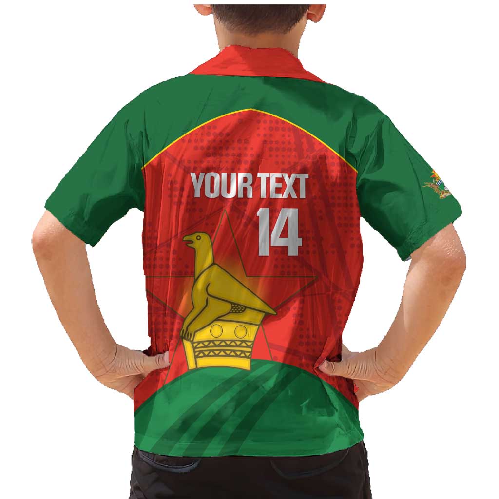 Custom Zimbabwe Cricket Family Matching Mermaid Dress and Hawaiian Shirt Go Chevrons 2003 Color Version - Wonder Print Shop