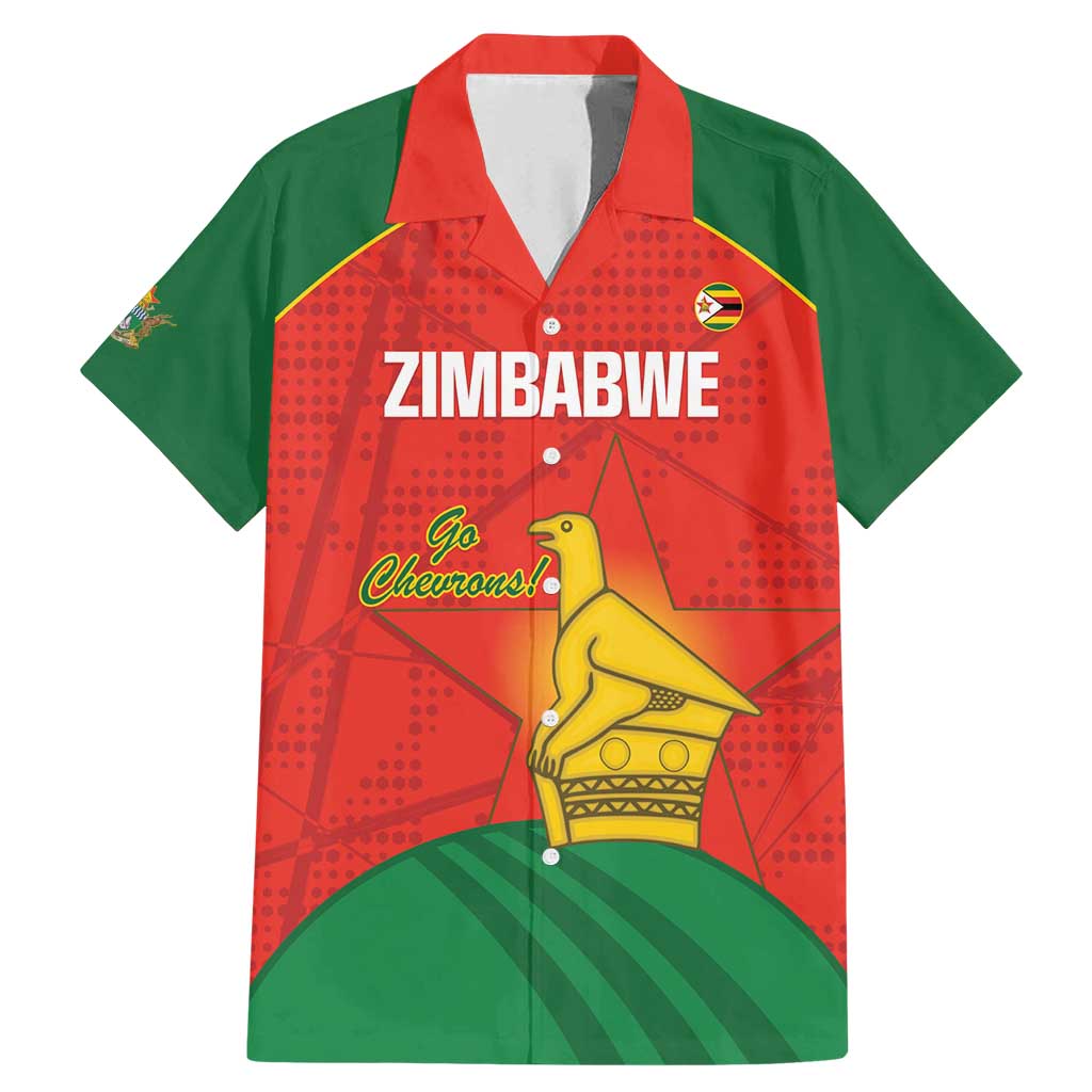 Custom Zimbabwe Cricket Family Matching Mermaid Dress and Hawaiian Shirt Go Chevrons 2003 Color Version - Wonder Print Shop