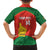 Custom Zimbabwe Cricket Family Matching Off The Shoulder Long Sleeve Dress and Hawaiian Shirt Go Chevrons 2003 Color Version - Wonder Print Shop