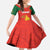 Custom Zimbabwe Cricket Family Matching Off The Shoulder Long Sleeve Dress and Hawaiian Shirt Go Chevrons 2003 Color Version - Wonder Print Shop